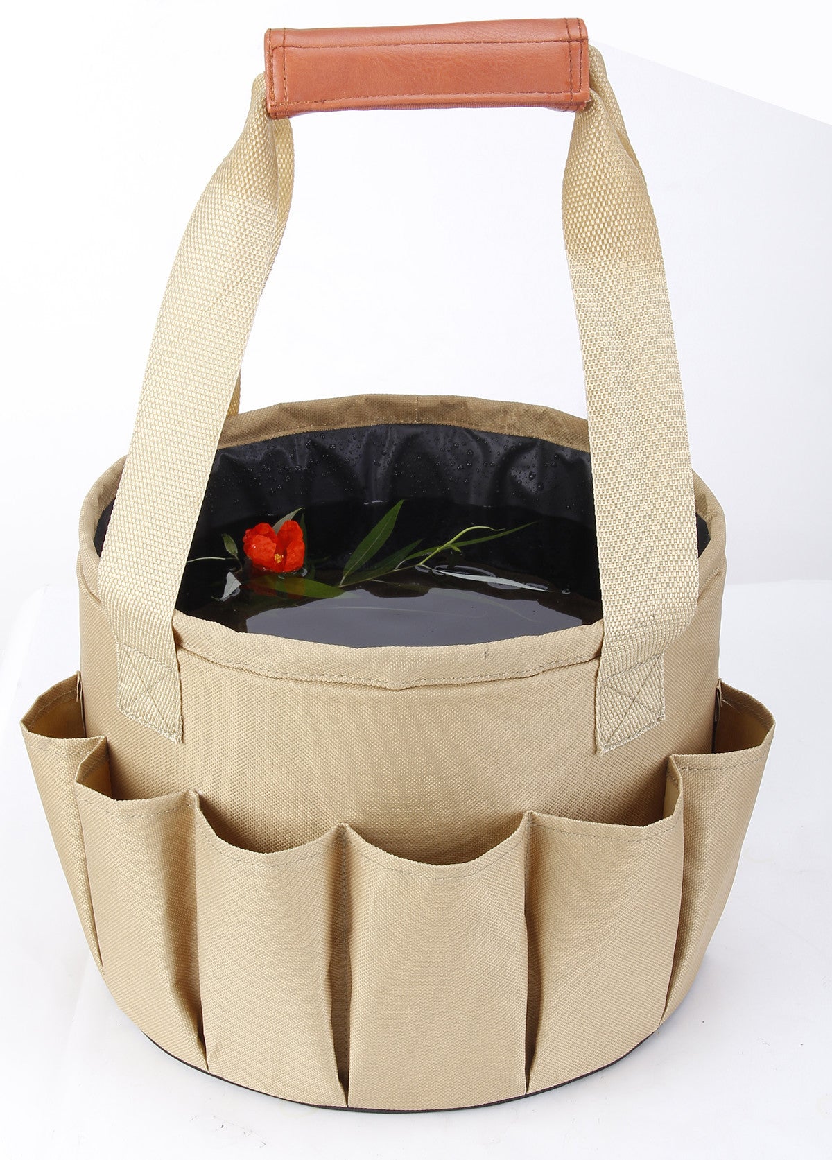 Mini Attrezzi per Bonsai, Kit di Attrezzi Manuali da Giardinaggio con Borsa, Rastrello per Gomiti, Chiodi, Vanga, Spruzzatore, Vaso per Giardinieri