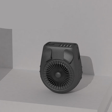 Piccolo ventilatore da cintura da portare con sé, mini ventilatore da collo ricaricabile