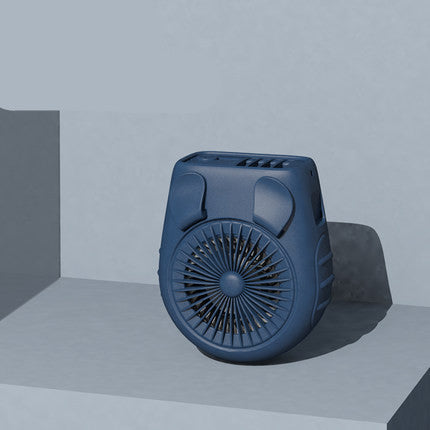 Piccolo ventilatore da cintura da portare con sé, mini ventilatore da collo ricaricabile