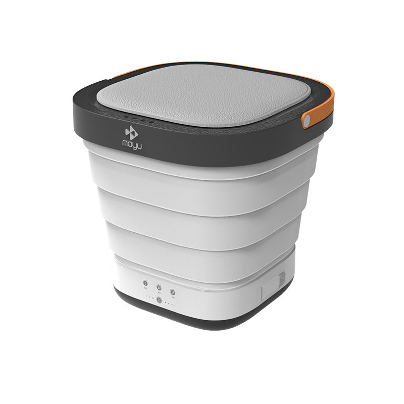 Mini lavatrice portatile pieghevole con secchio