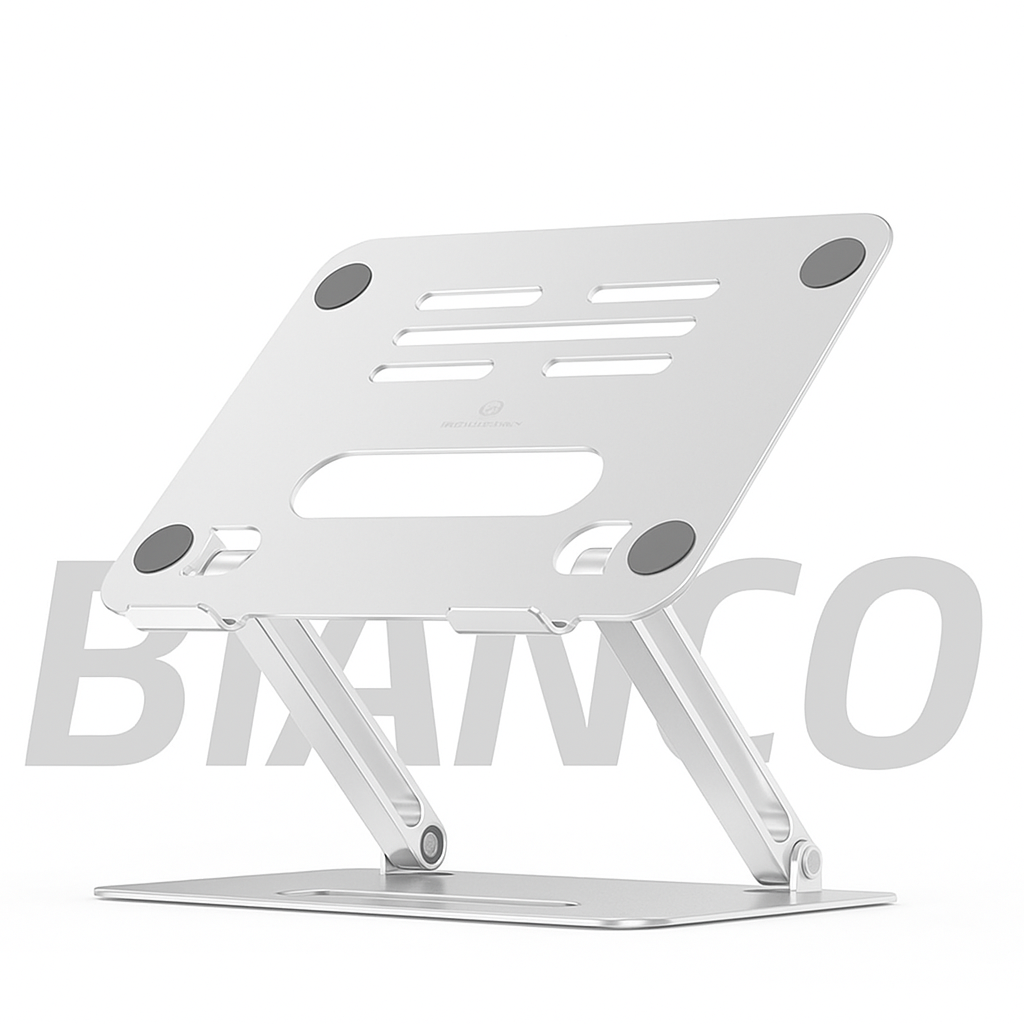 Supporto per laptop da tavolo in lega di alluminio pieghevole