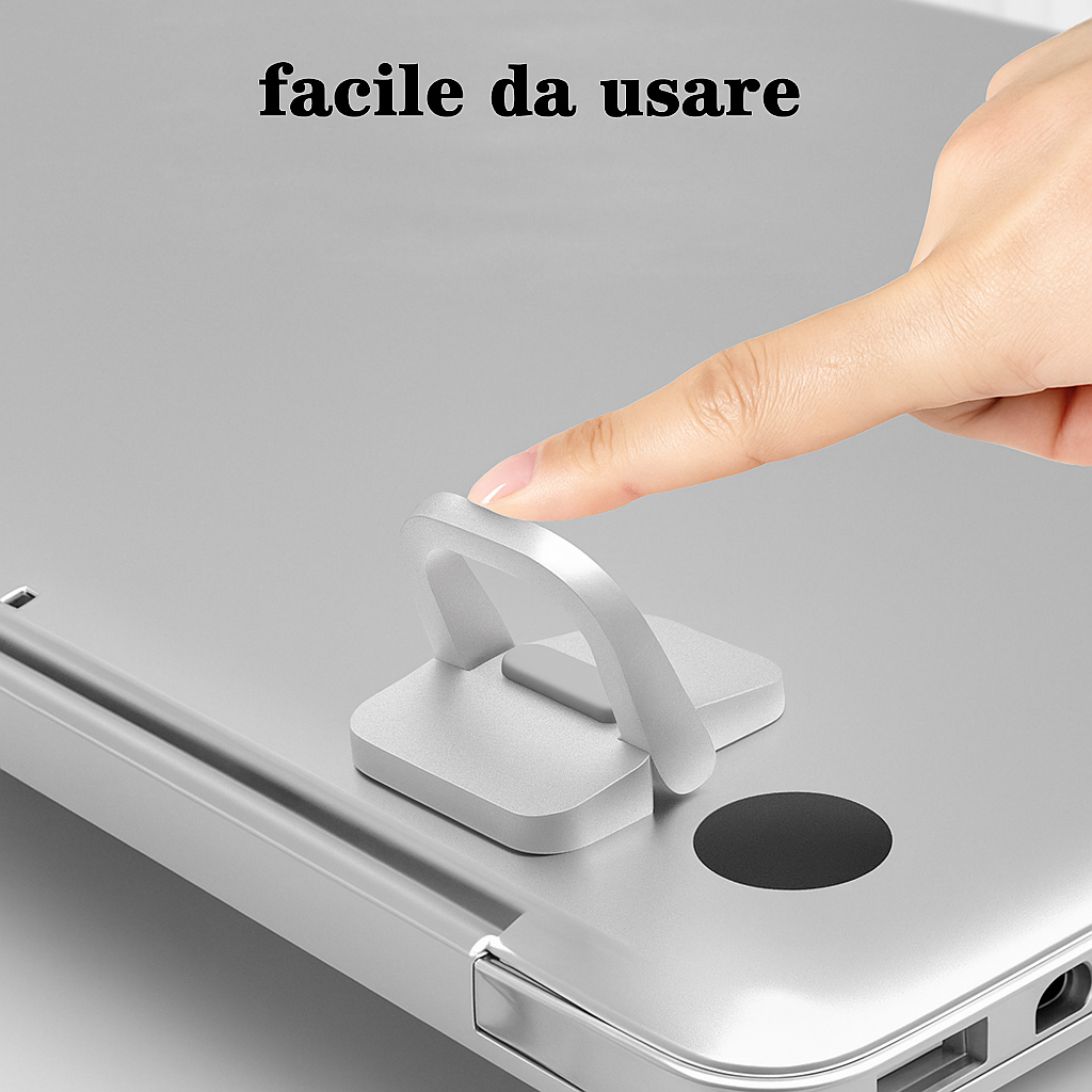 Supporto invisibile per laptop in lega di zinco