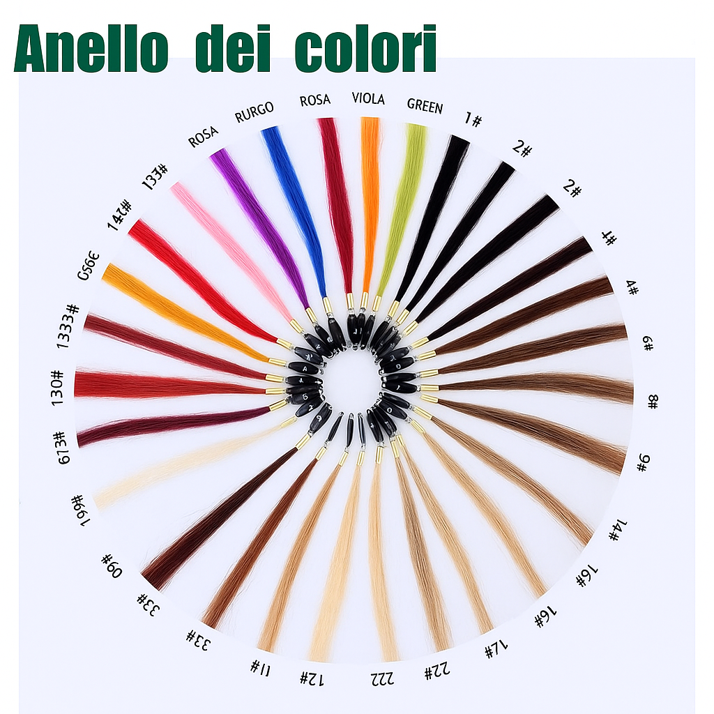 Tavolozza colori per capelli per prodotti per parrucchieri