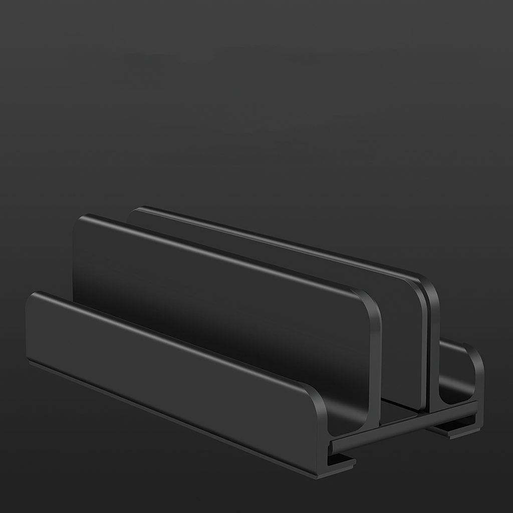 Supporto verticale in alluminio per computer portatile e tablet