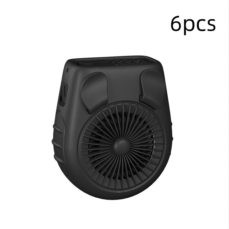 Piccolo ventilatore da cintura da portare con sé, mini ventilatore da collo ricaricabile
